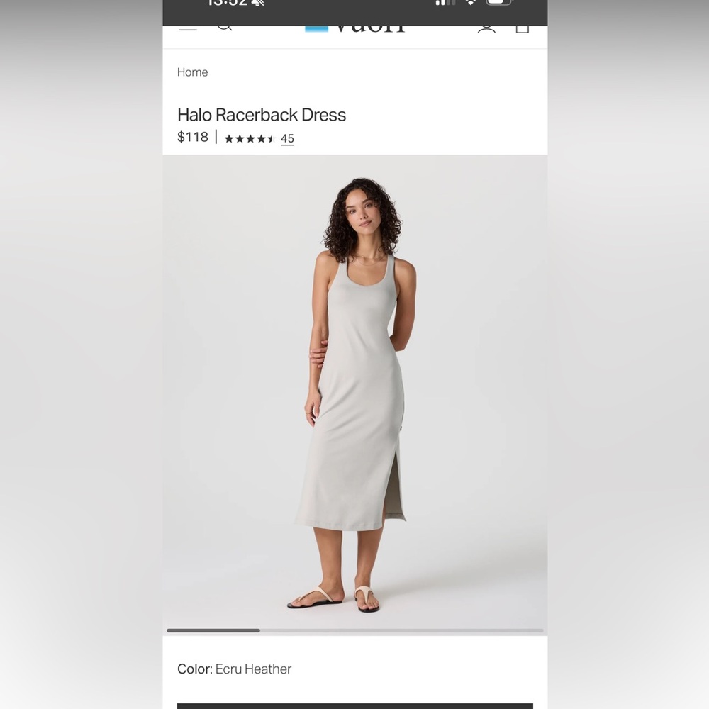 Vuori Halo Racerback Dress - Picture 4 of 4